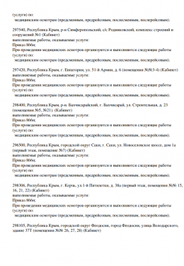 Выписка из реестра лицензий Тольятти 4