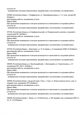 Выписка из реестра лицензий Симферополь 6