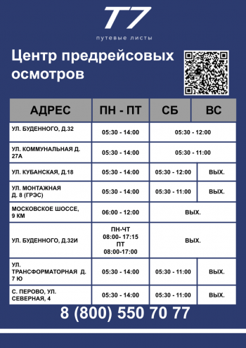Режим работы филиалов в Симферополе