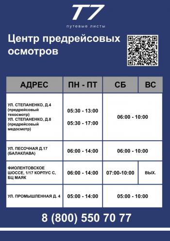 Режим работы филиалов в Севастополе